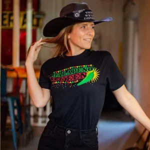 Women's Jalapeno Queen Boyfriend Fit T-Shirt - Black