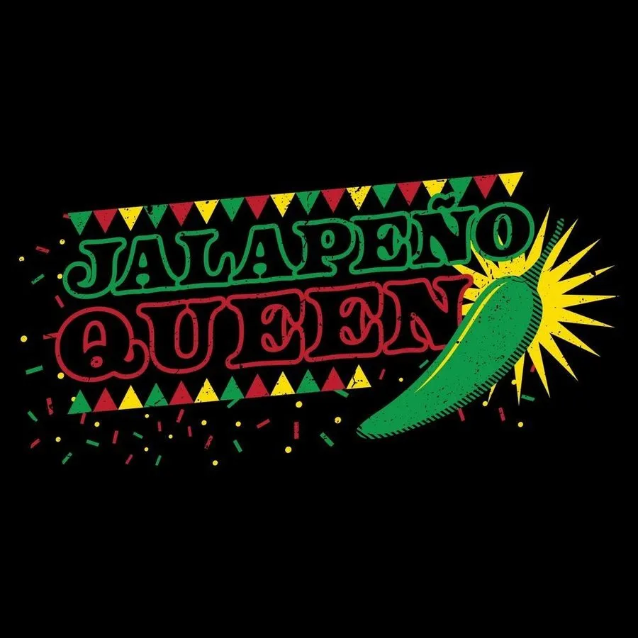 Women's Jalapeno Queen Boyfriend Fit T-Shirt - Black