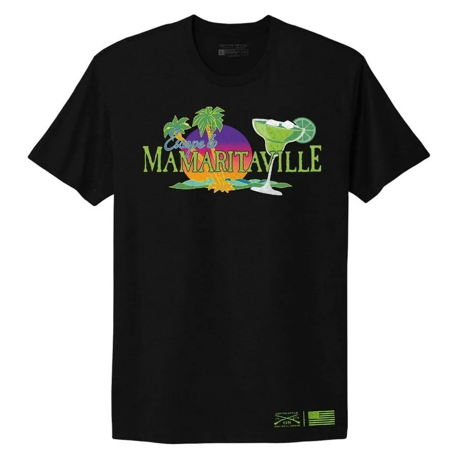 Women's Mamaritaville Boyfriend Fit T-Shirt - Black
