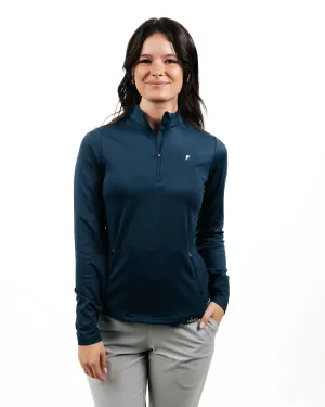 Women's Navy Quarterzip
