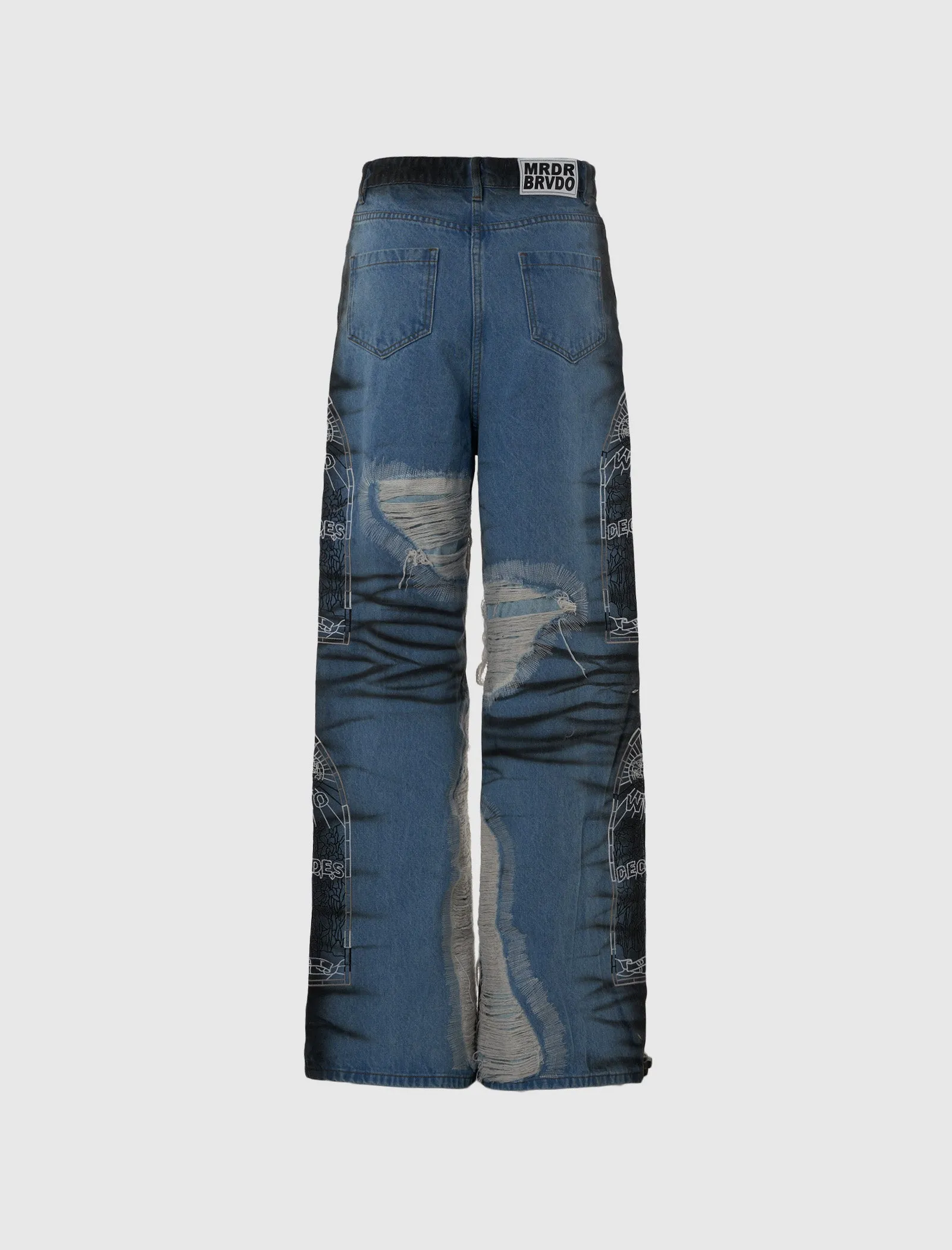 WOMEN'S NOIR STRIPE DENIM