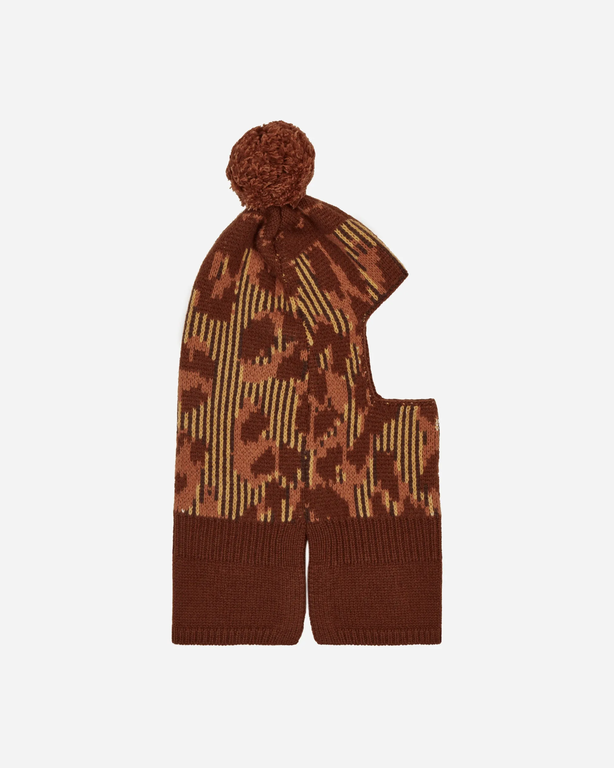 Wool Balaclava Brown