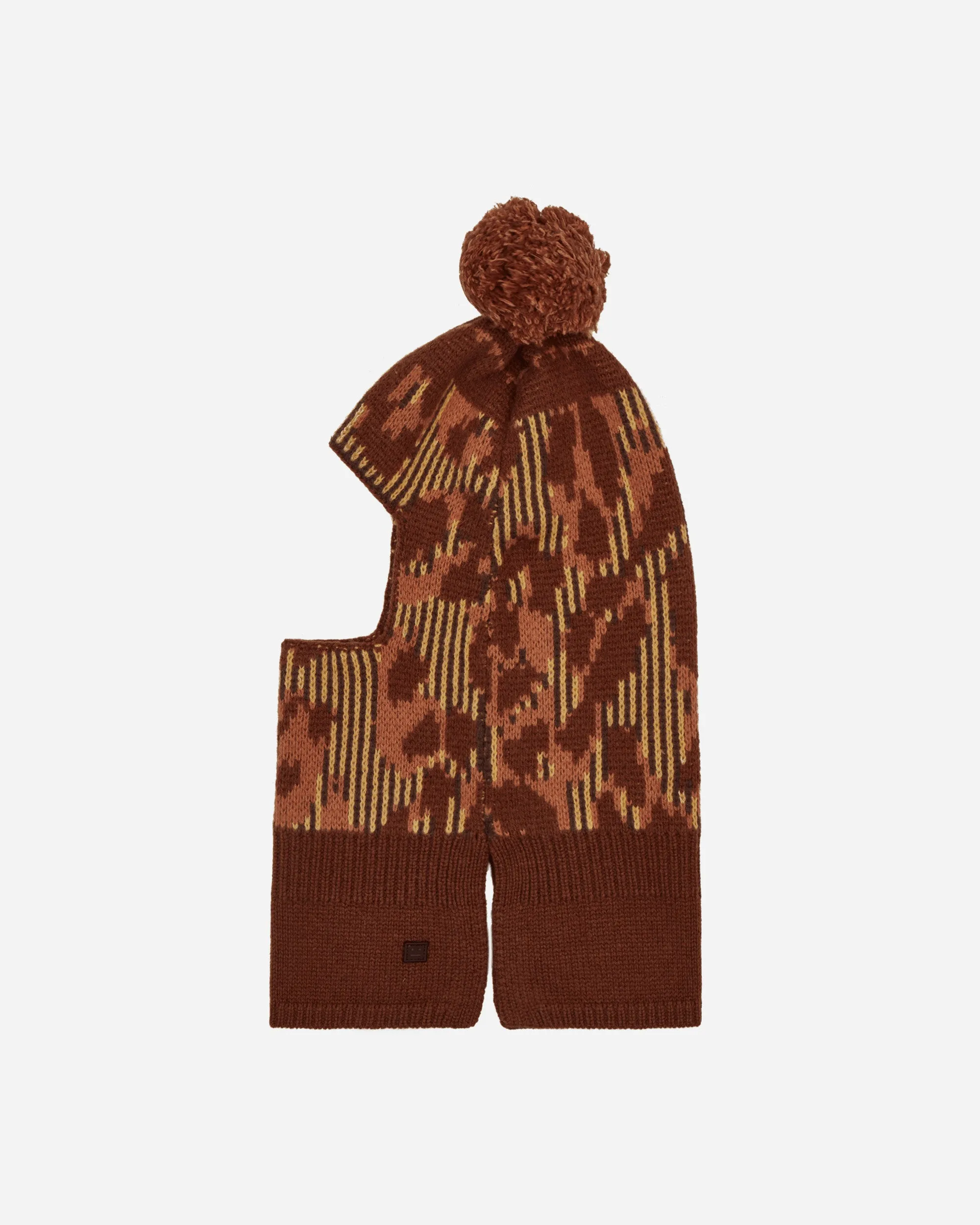 Wool Balaclava Brown