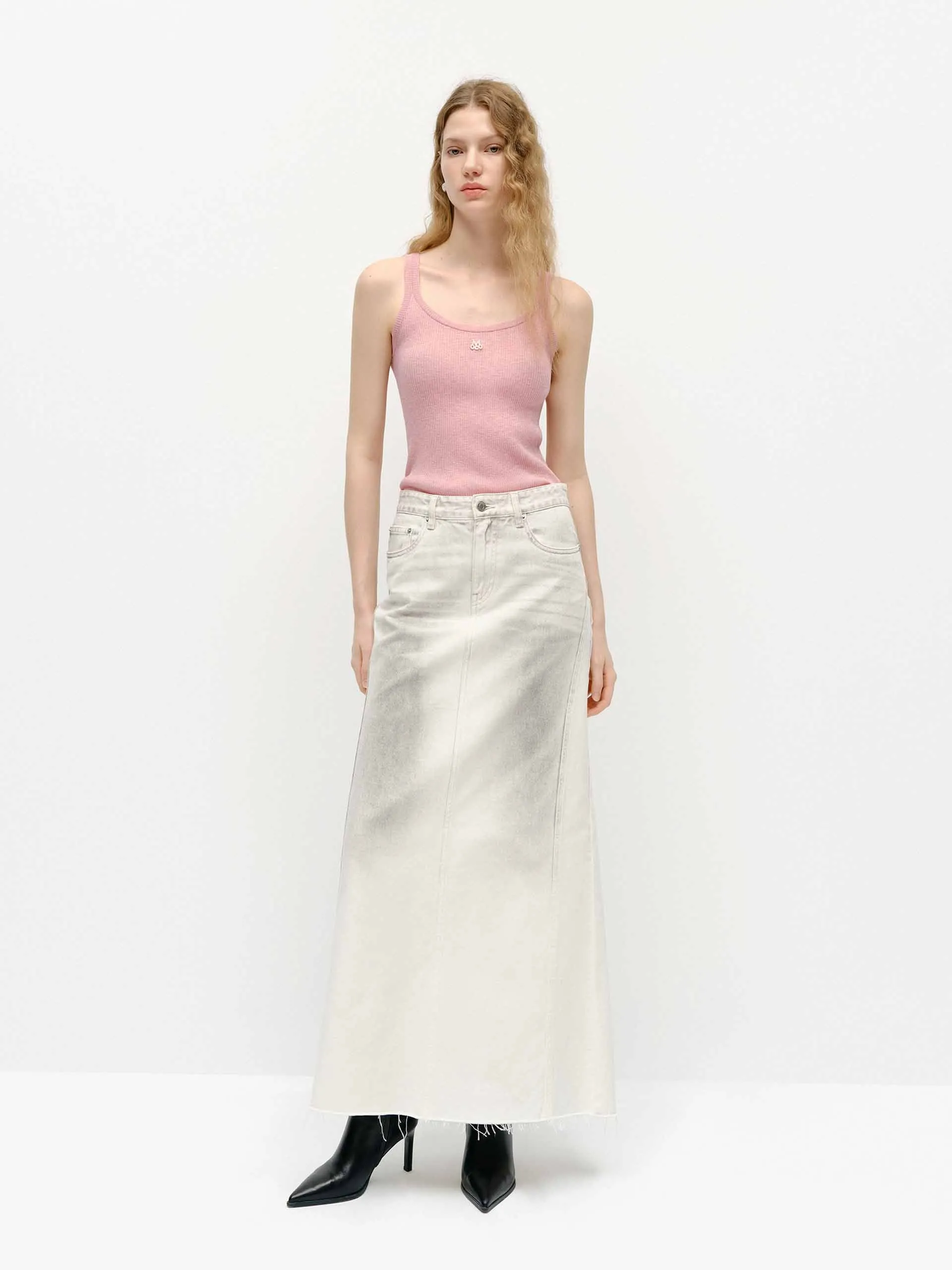 Wool Blend Knit Tank