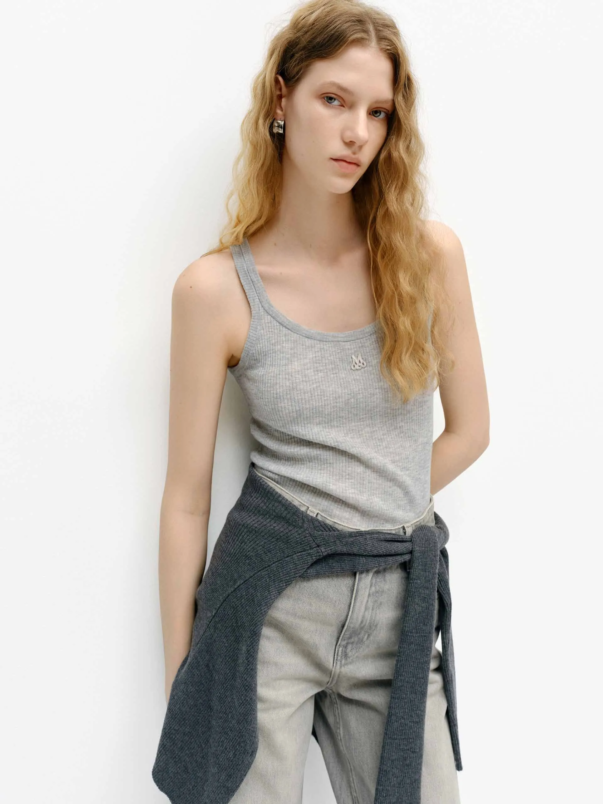 Wool Blend Knit Tank