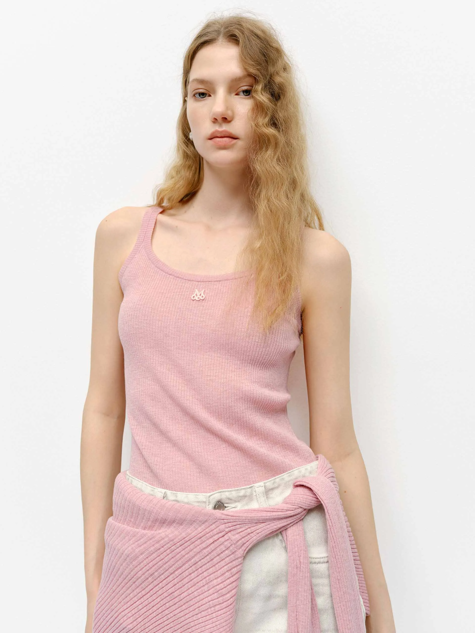 Wool Blend Knit Tank