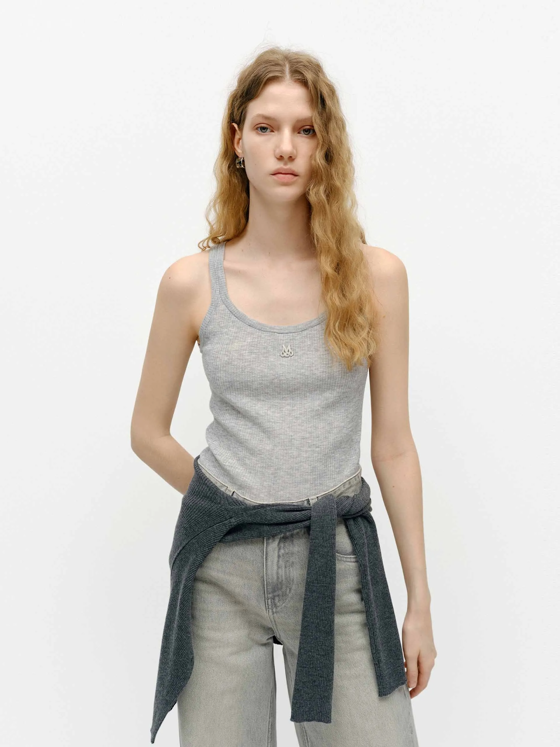Wool Blend Knit Tank