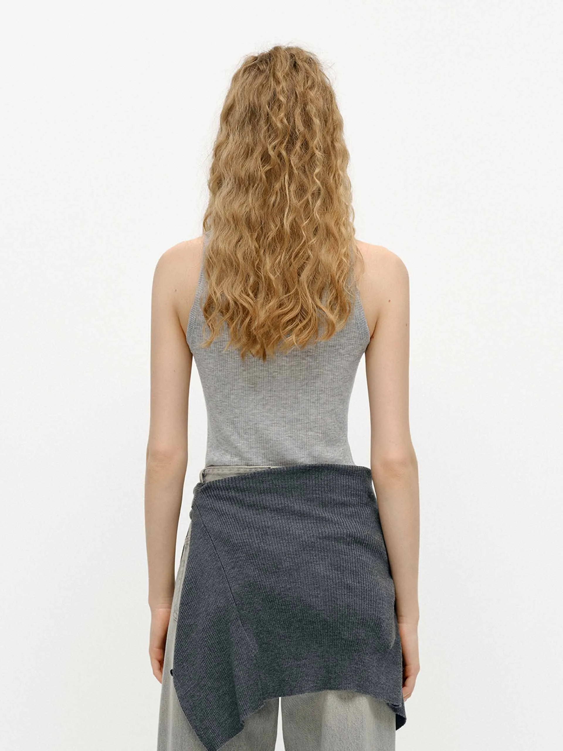 Wool Blend Knit Tank