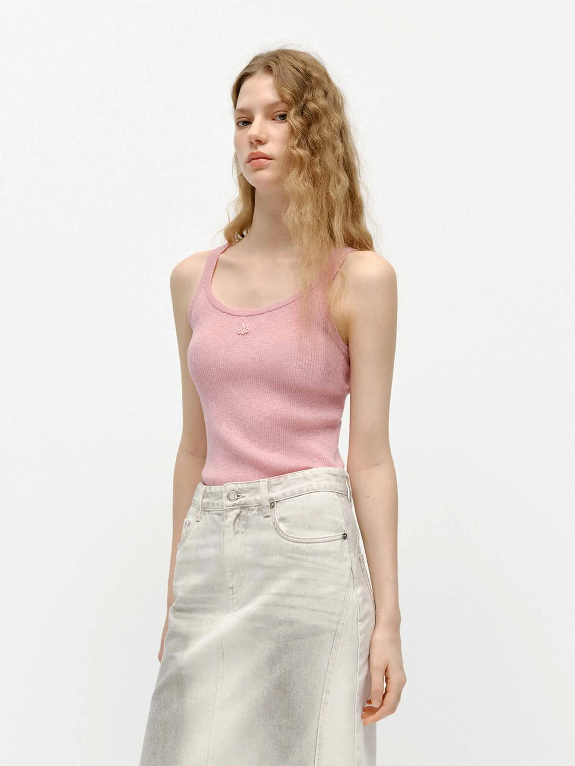 Wool Blend Knit Tank