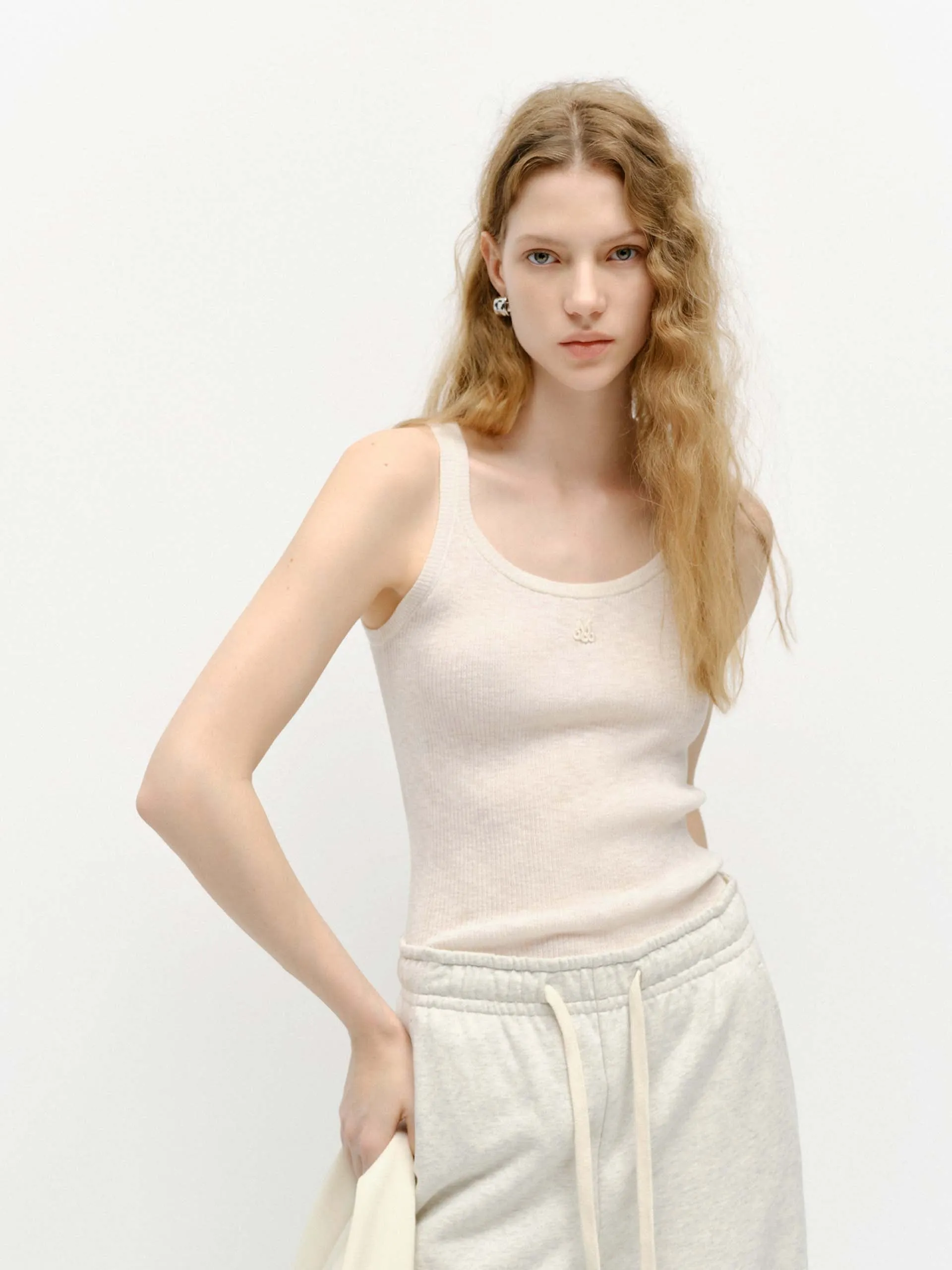 Wool Blend Knit Tank