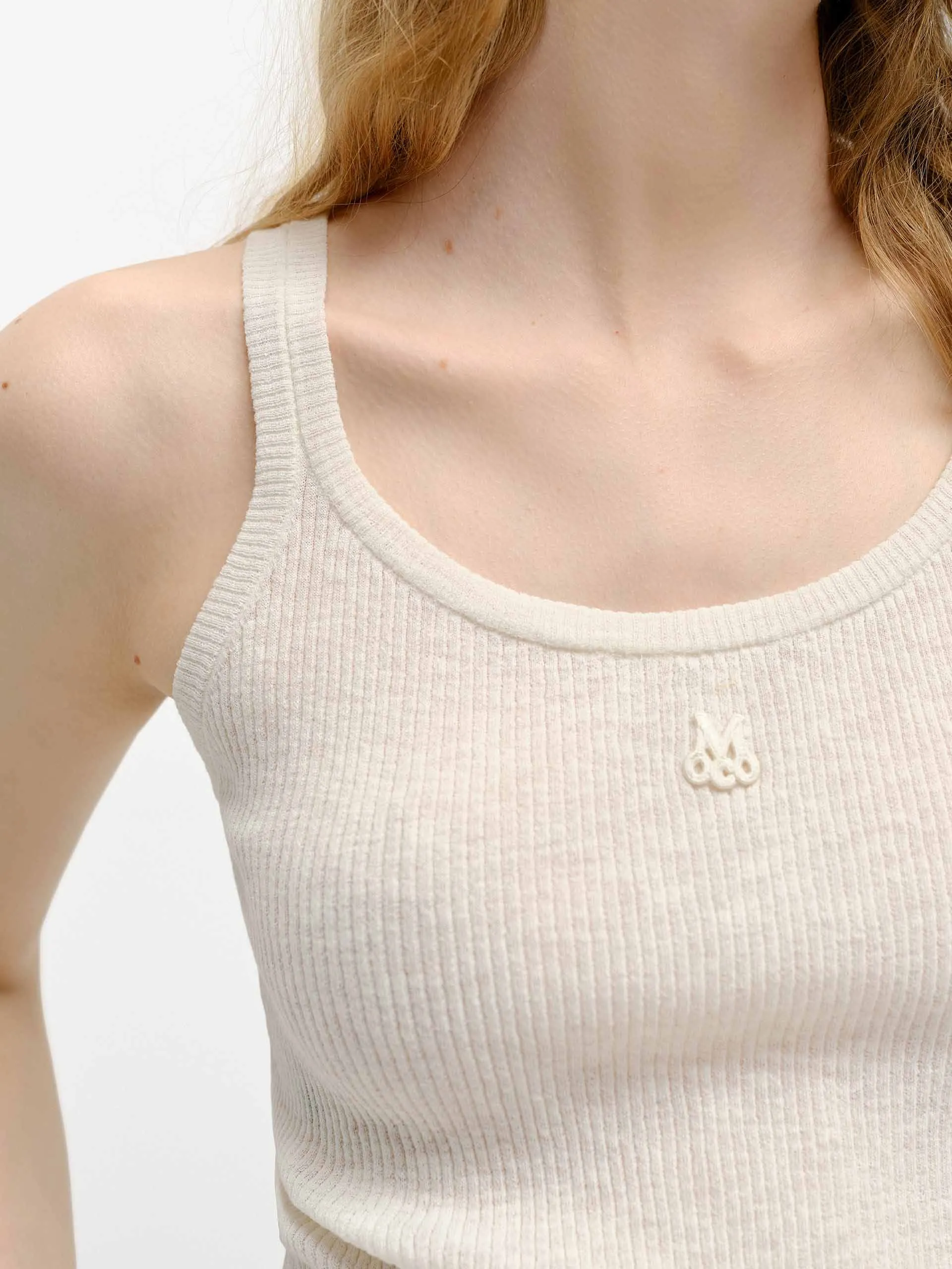 Wool Blend Knit Tank