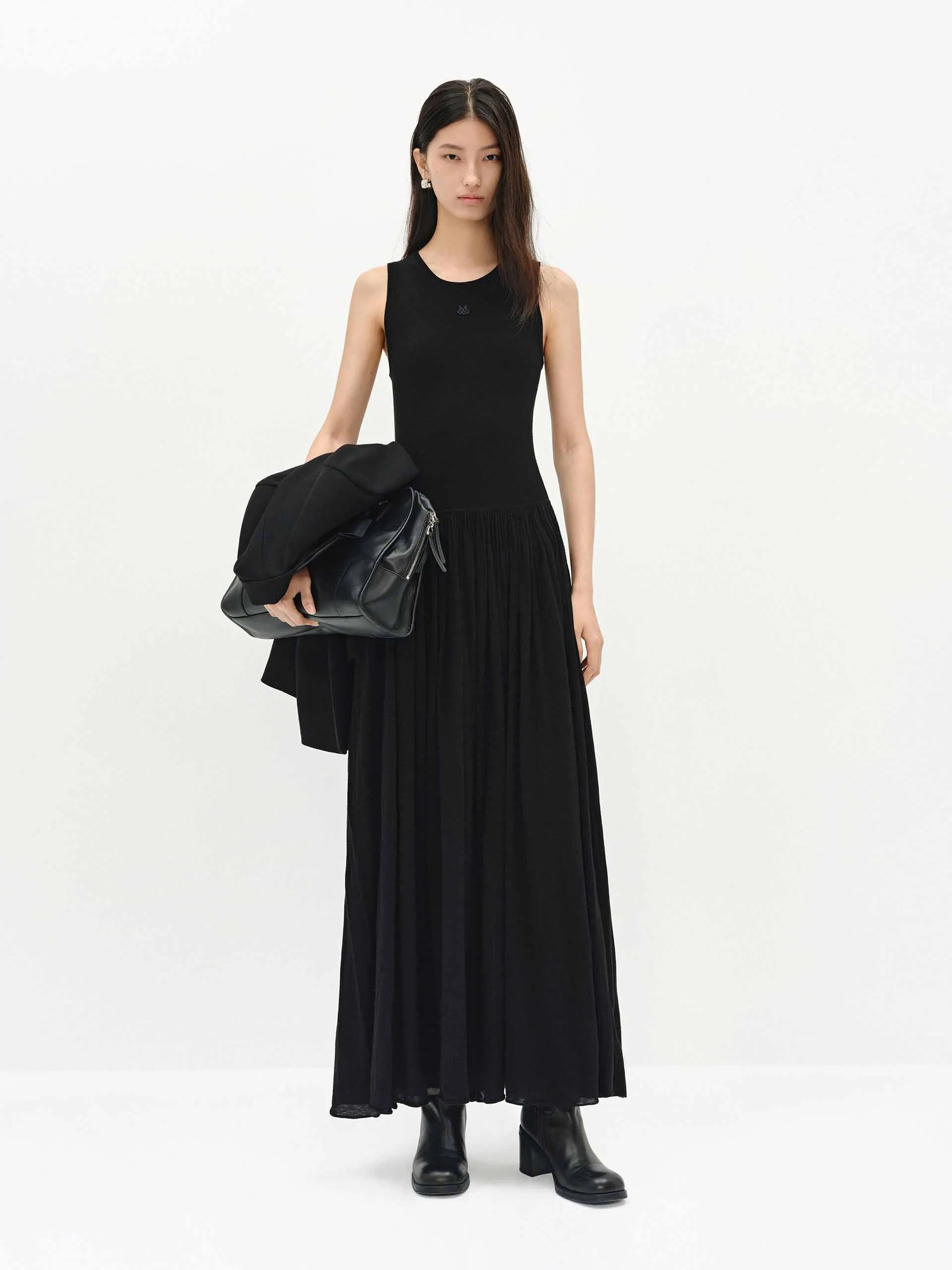 Wool Blend Tank Dress