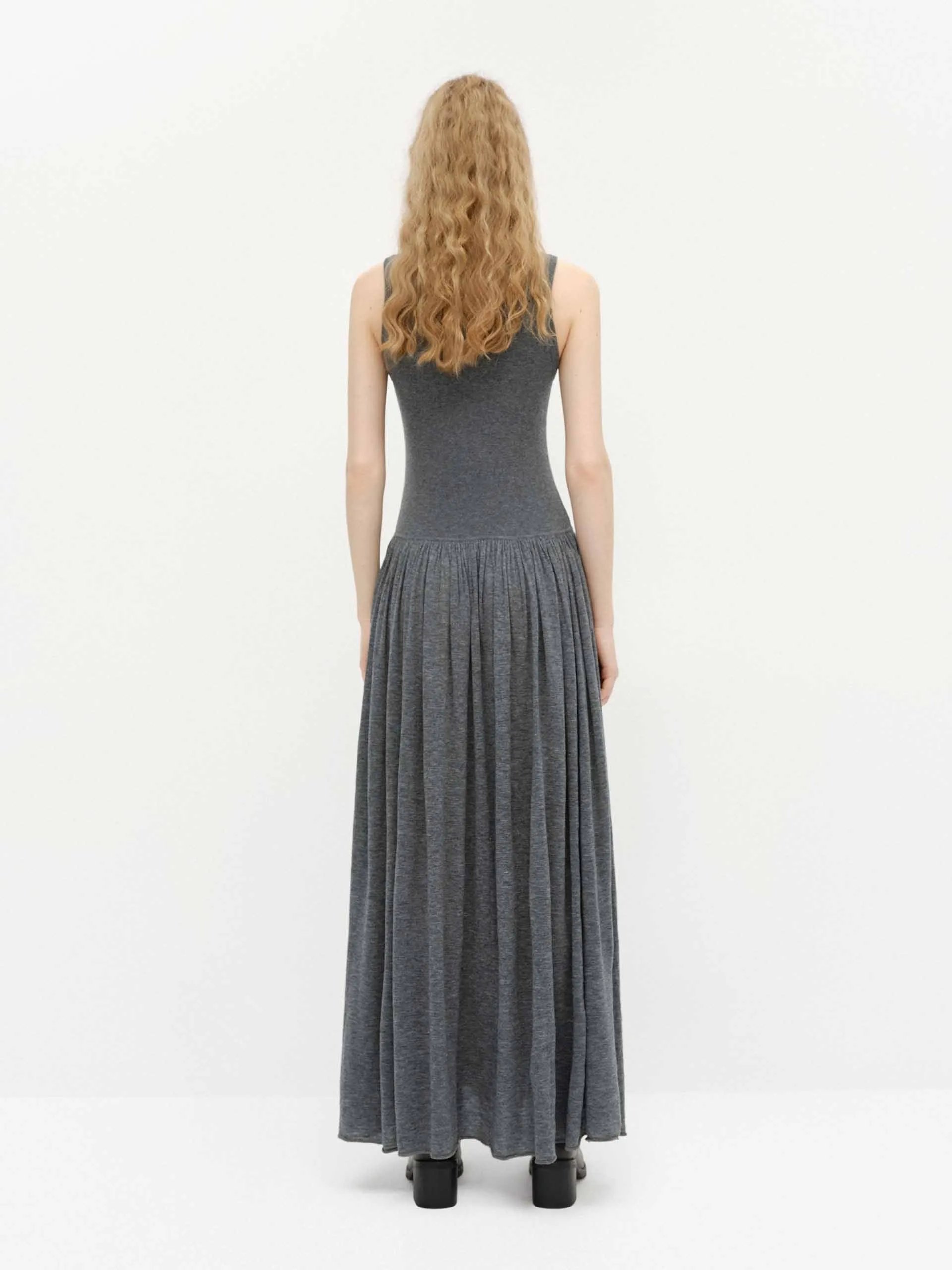 Wool Blend Tank Dress
