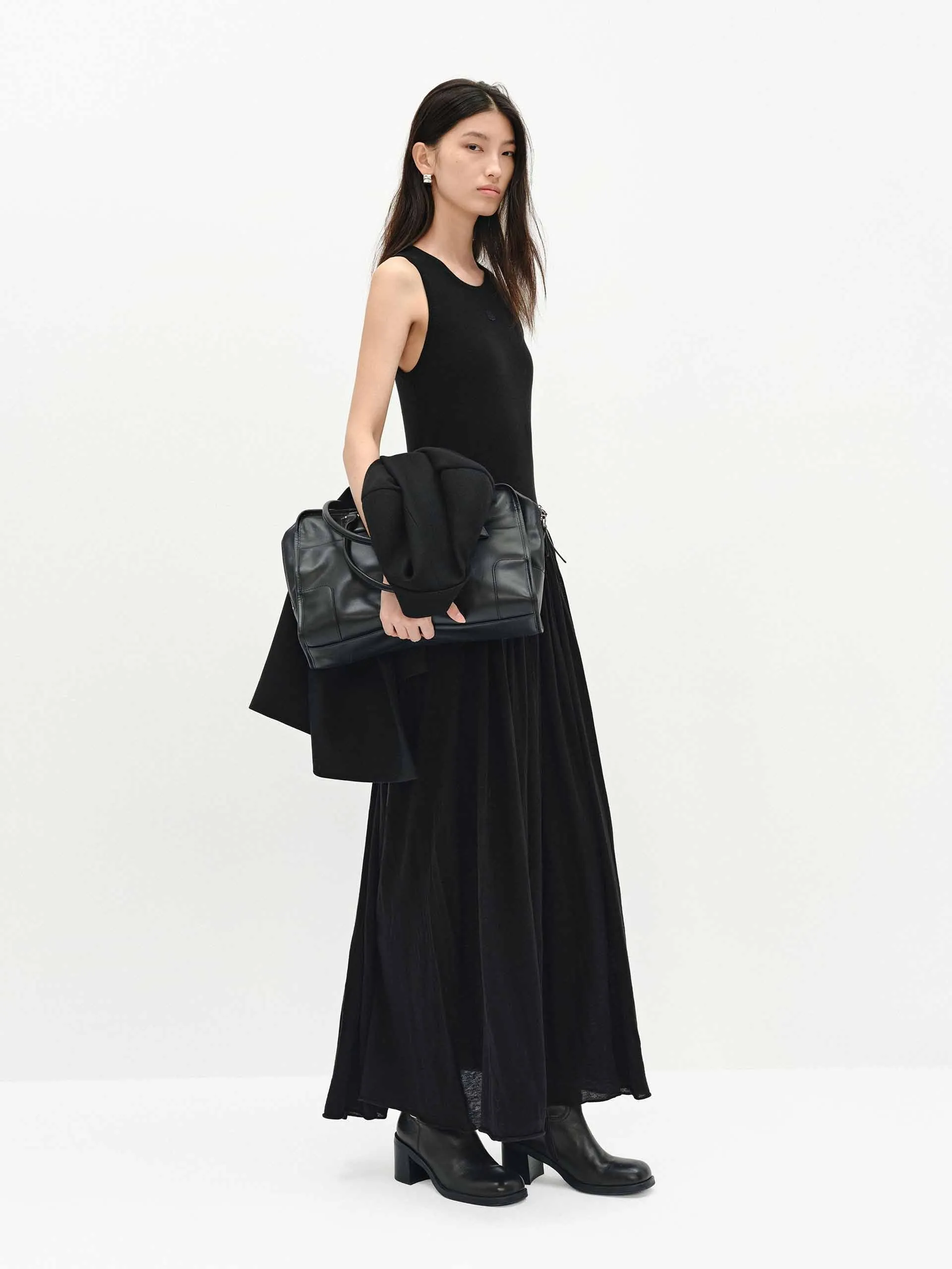 Wool Blend Tank Dress