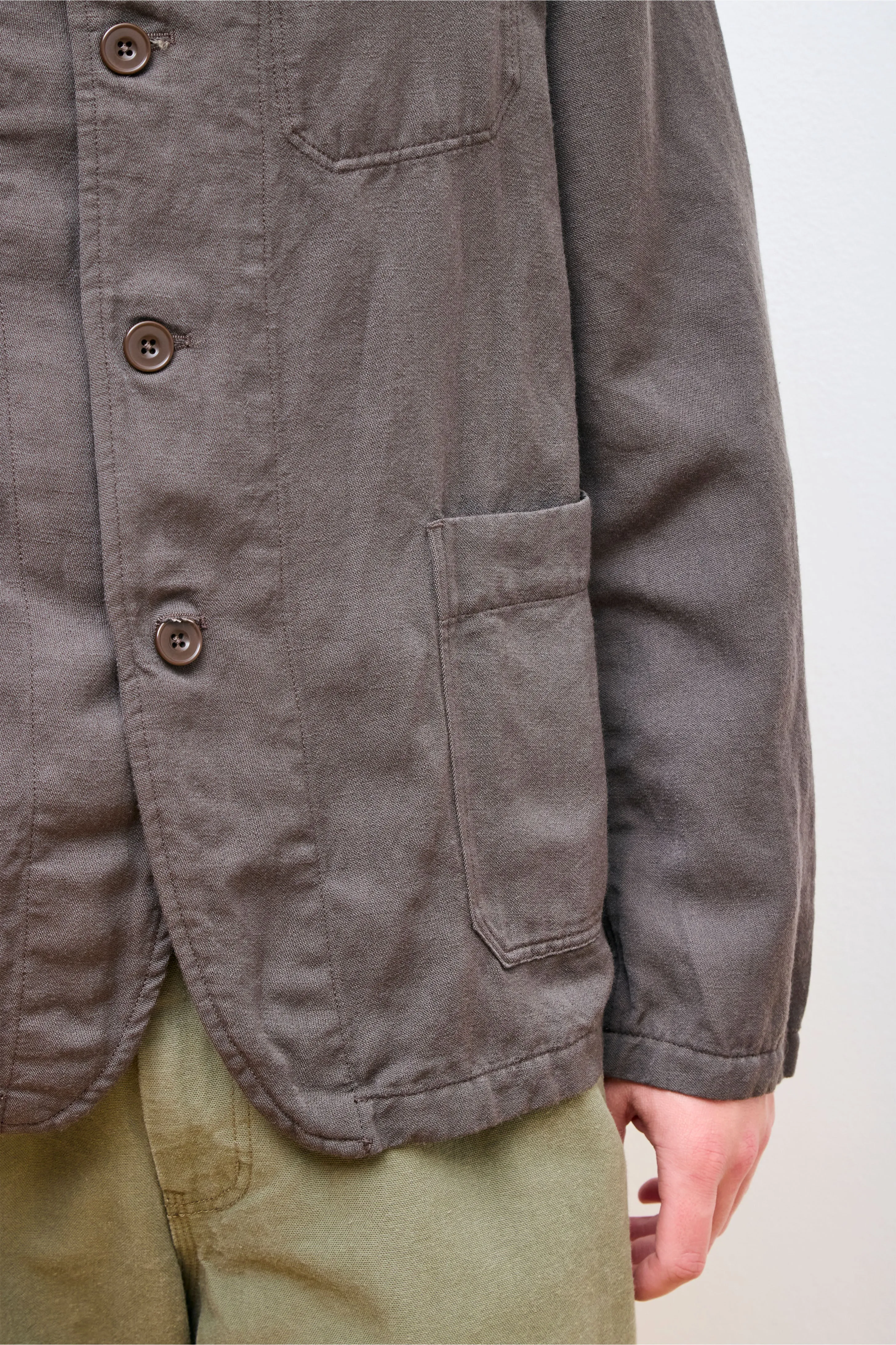 Worker 5B Jacket W/L Twill Brown