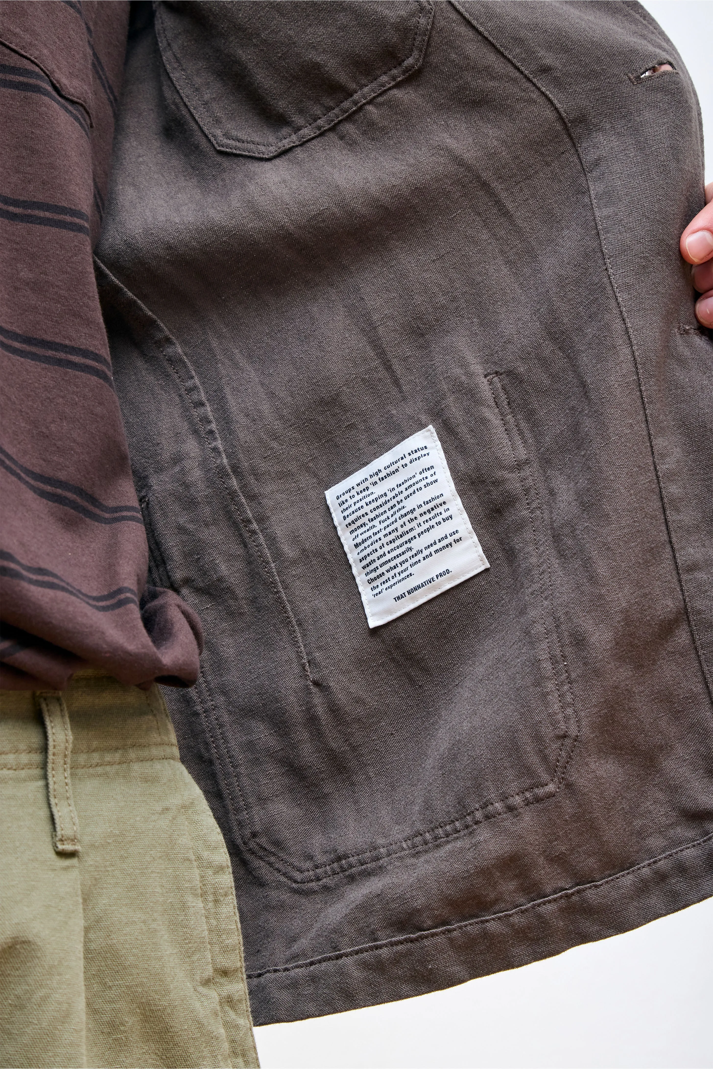 Worker 5B Jacket W/L Twill Brown
