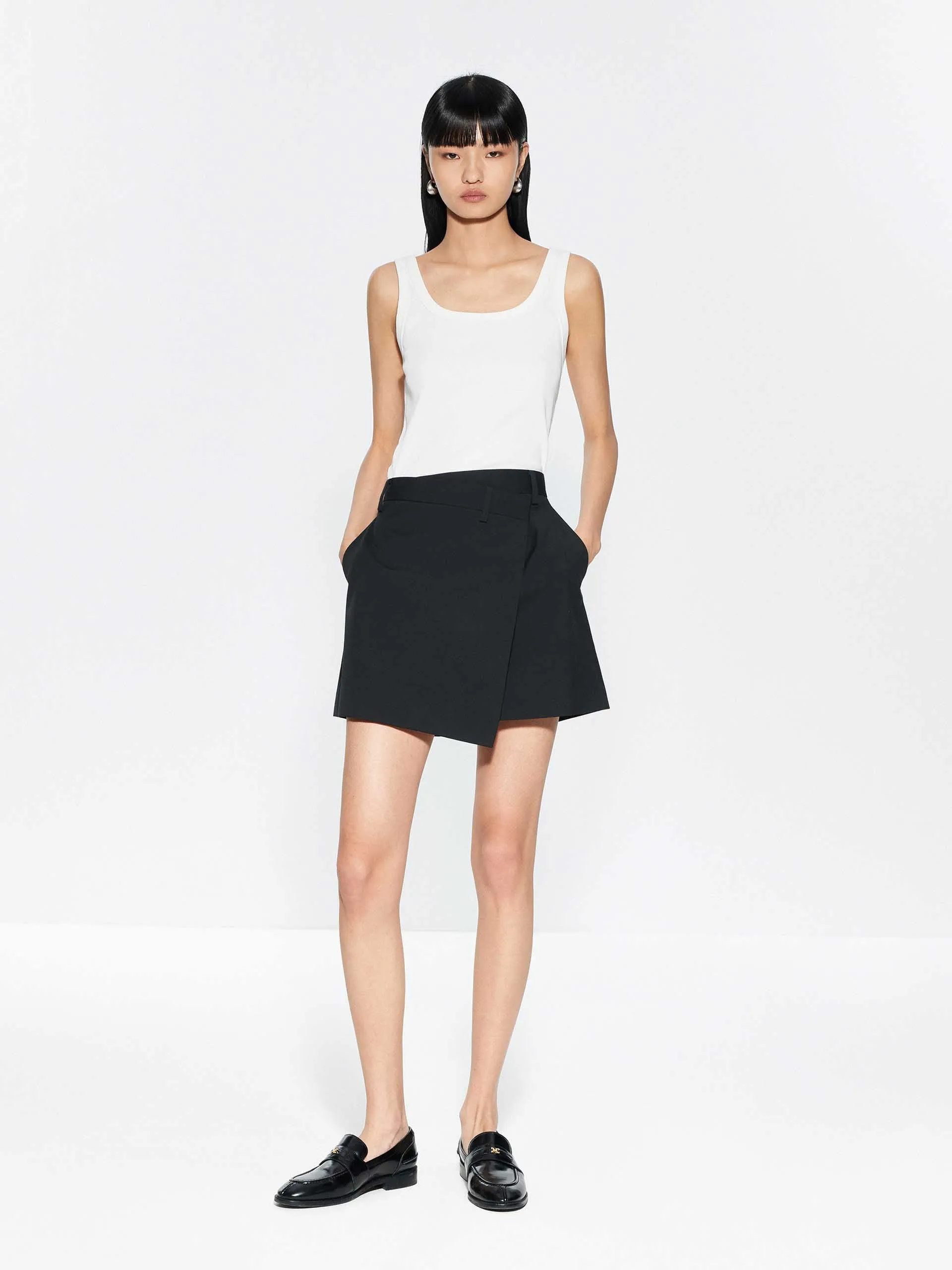Wrap Detail Mini Skirt