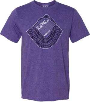 WRIGLEY FOOTBALL FIELD. (PURPLE)