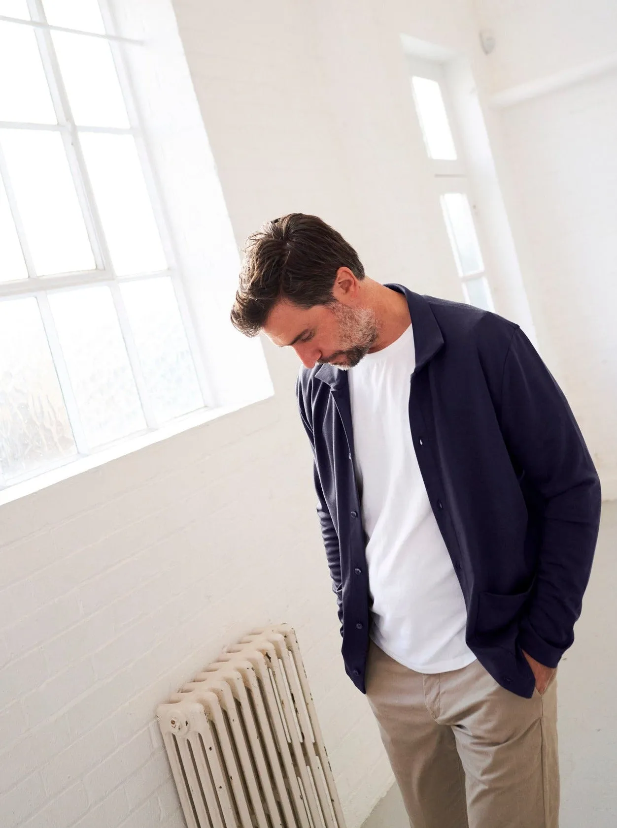 ZQ Merino Neem Over Shirt - Navy