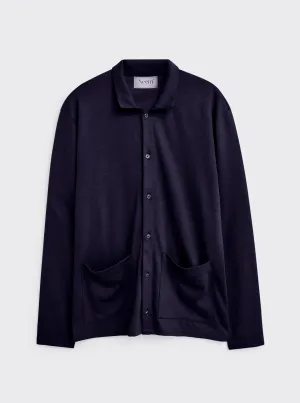 ZQ Merino Neem Over Shirt - Navy