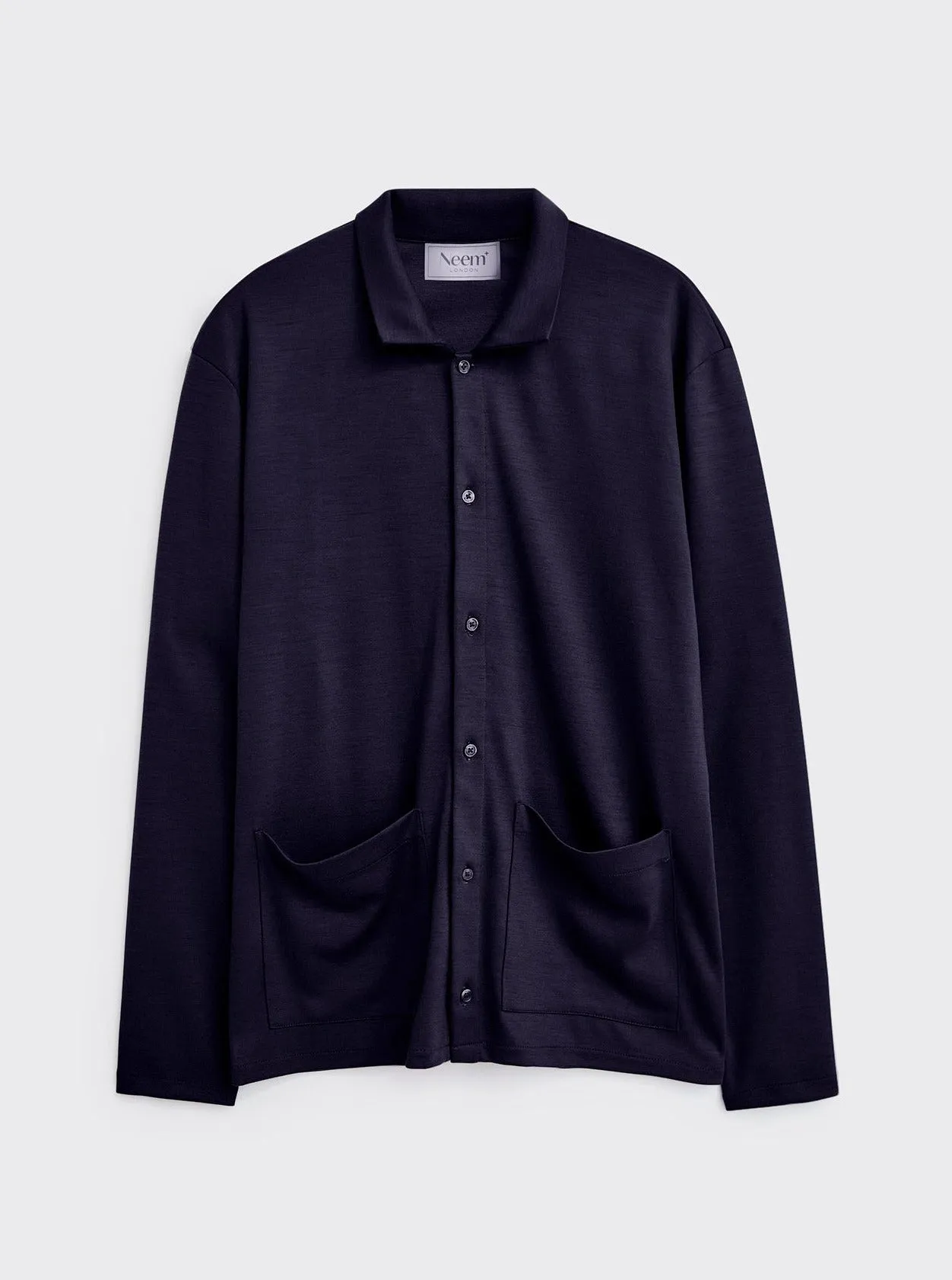 ZQ Merino Neem Over Shirt - Navy